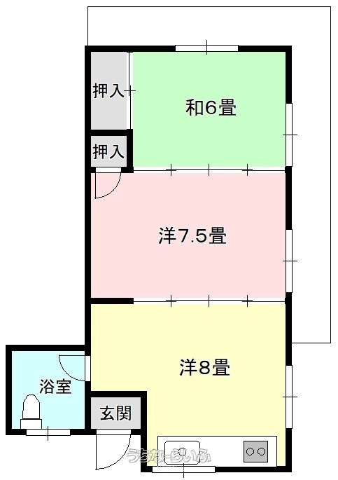 嶺間様アパート 浦添市内間4丁目 2dk 2階 4万円の賃貸アパート 沖縄の不動産情報 うちなーらいふ R 5111 0001