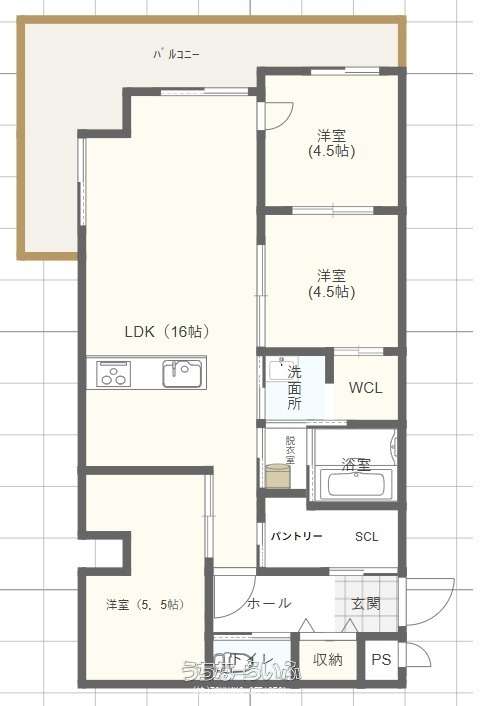 喜友名共同住宅 C【2～5階】号 / 宜野湾市喜友名2丁目 / 3LDK / 2階