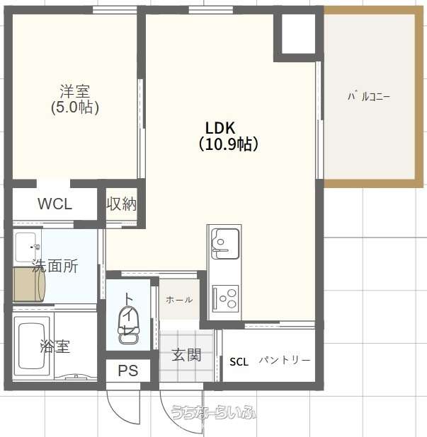 喜友名共同住宅 【1階】号 / 宜野湾市喜友名2丁目 / 1LDK / 1階 / 8.4