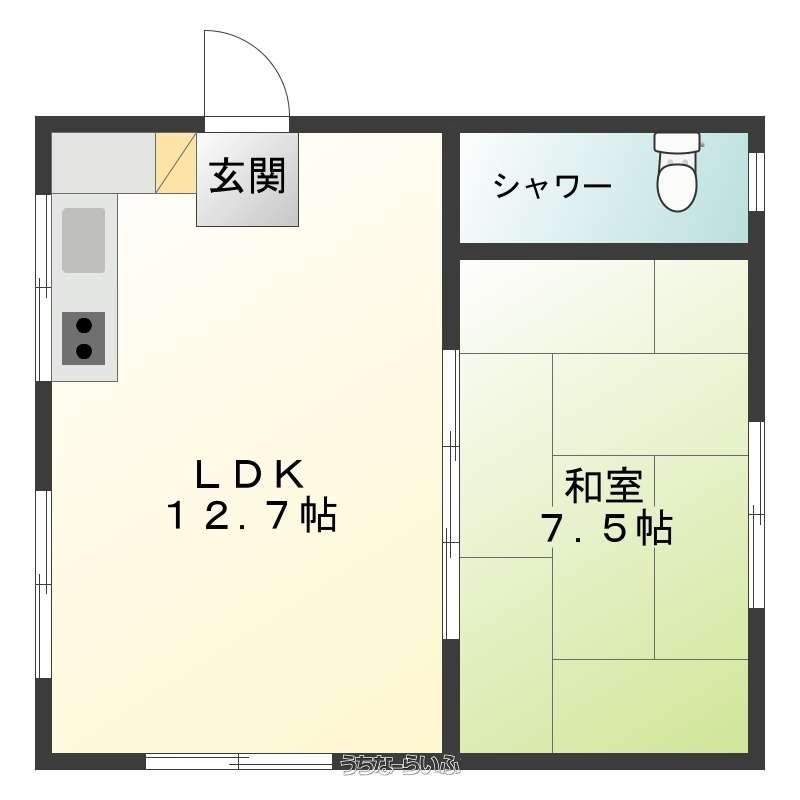 賃貸 松川アパート 401号 / 那覇市松川2丁目 / 1LDK / 4階 / 3万円の賃貸
