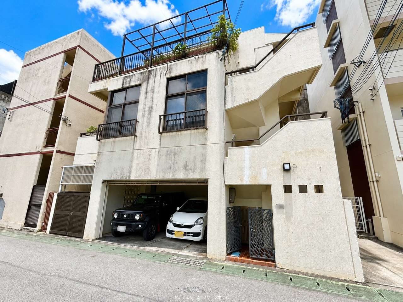 【建物外観】旭橋駅徒歩9分｜建物70坪超のゆとり。