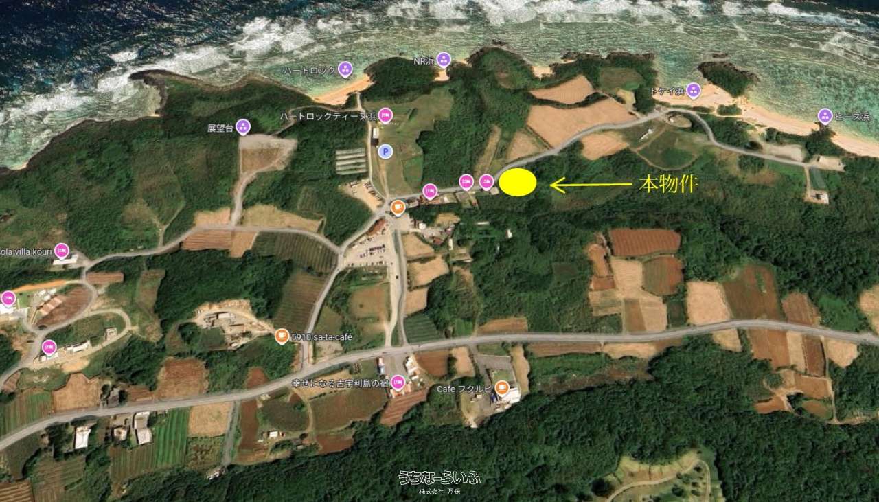本部町　今帰仁村　伊江村　沖縄 　2002年版　ゼンリン住宅地図　美ら海水族館等 今帰仁村古宇利 / 1889m² / 571.42坪 / 9,140万円の売買土地 | 沖縄の