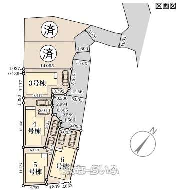 区画図 : 5号棟♪