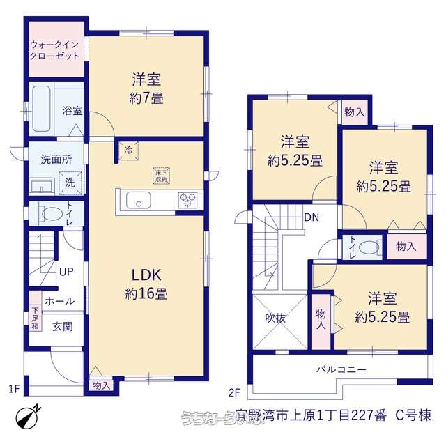 間取り図 : C号棟