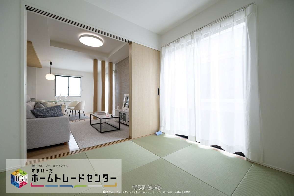 和室 : 現在建築中のため同社施工例を使用しています。ホムトレまでお問い合わせください。