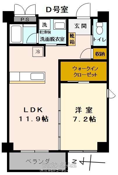 サンマリン安里 Ｄ号室号