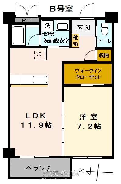 サンマリン安里 Ｂ号室号