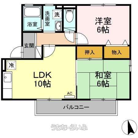 クレール天久Ｂ 201号