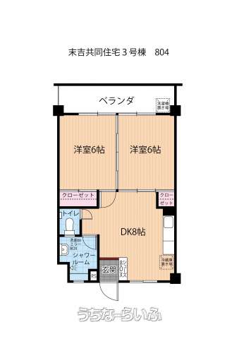 タカダ末吉共同住宅３号棟 804号
