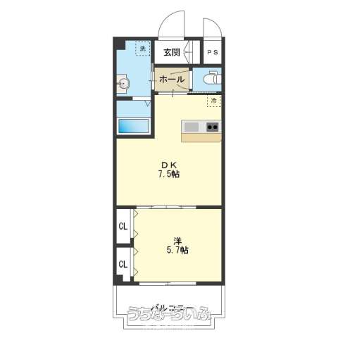 ニューリバーハイツＩＩ 304号
