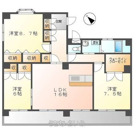 ハーバーヒルズ上之屋 202号