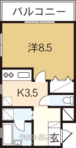 グラード寄宮 103号