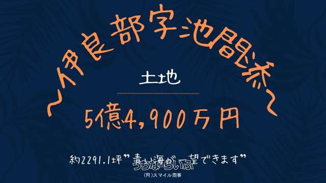 池間添売地 約2291.05坪