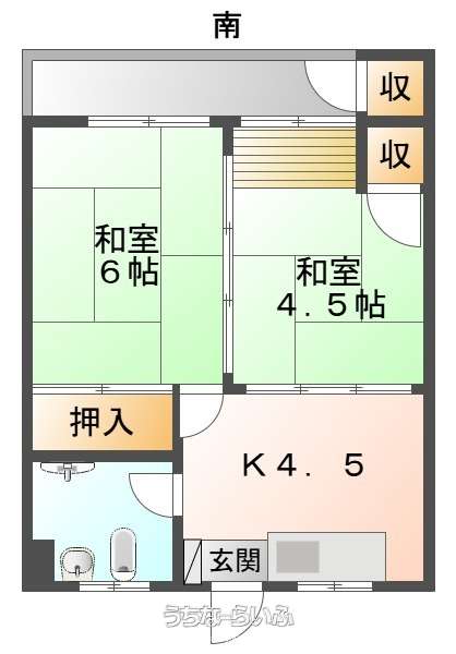 大城広明アパート 203号