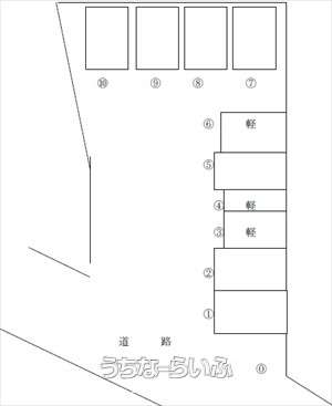 安里山城契約駐車場