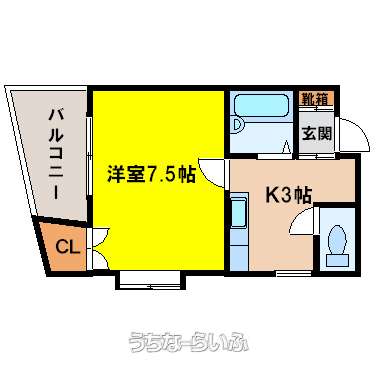 エステート久米 6-A号