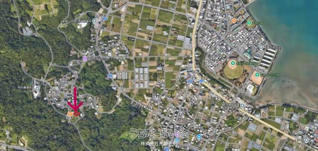 海が見える高台の売地