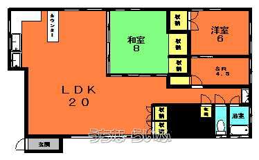 玉城住宅 2F号