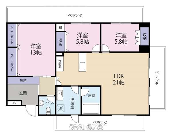 ガーデンヒルズ 302号