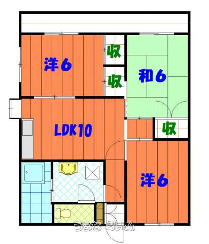 ハッピーハイツ 302号