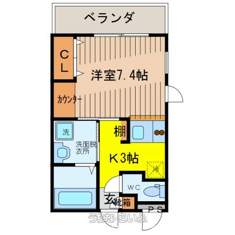 パレスキャッスルII 202号