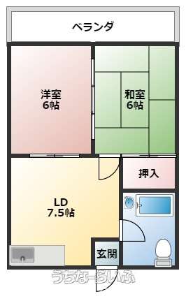 コーポゆうな 2-D号