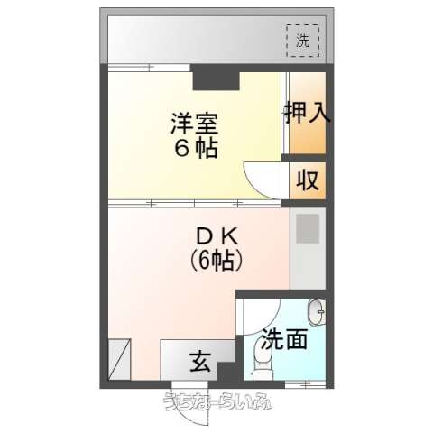 オメガハイツ3 4-D号