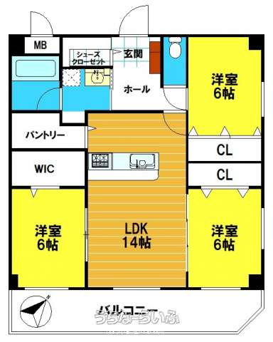 MIZUHOマンションうえはら 2F号
