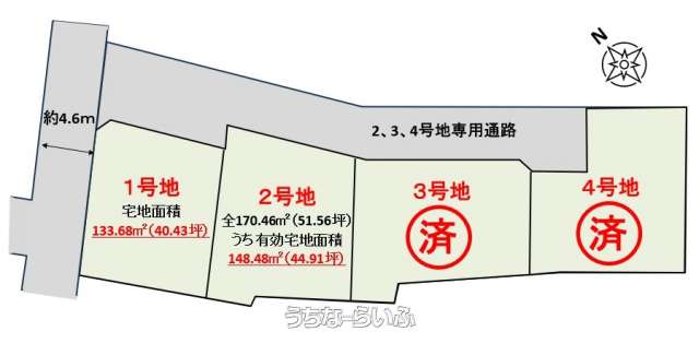 北中城村島袋１号地～４号地