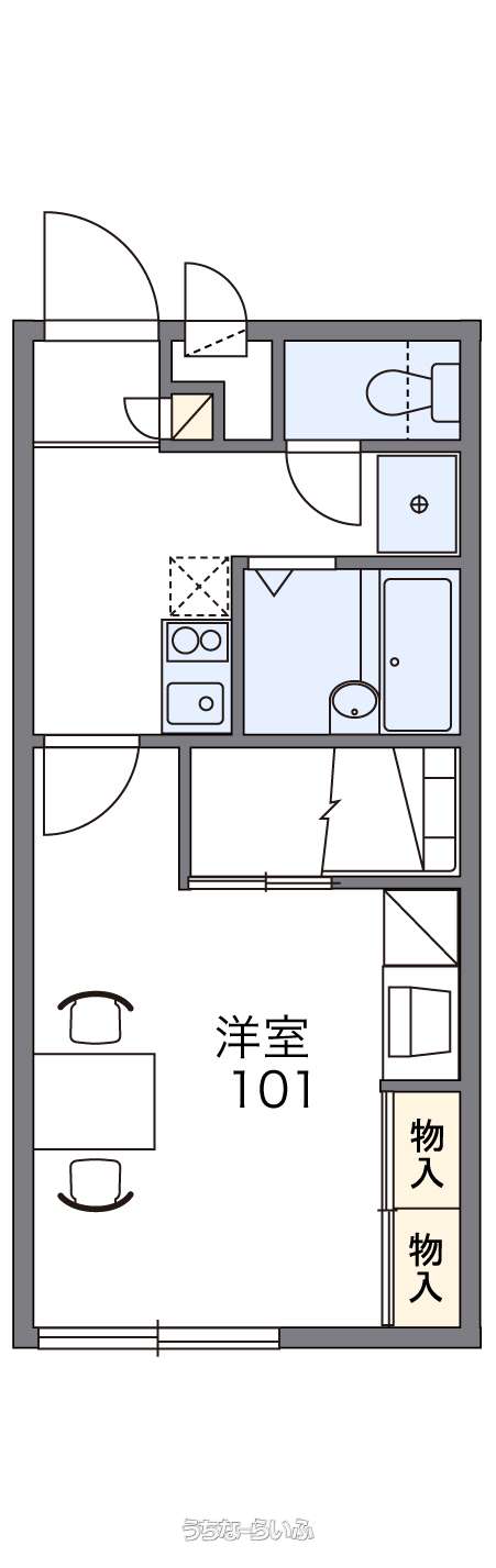 レオパレスサンライズ 102号