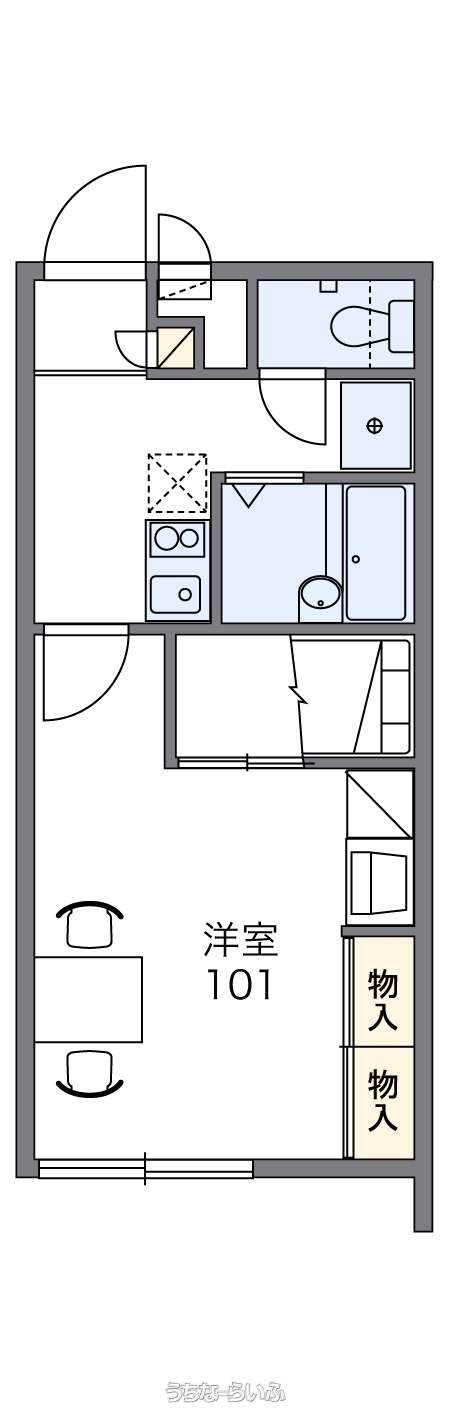 レオパレスグリューン 103号
