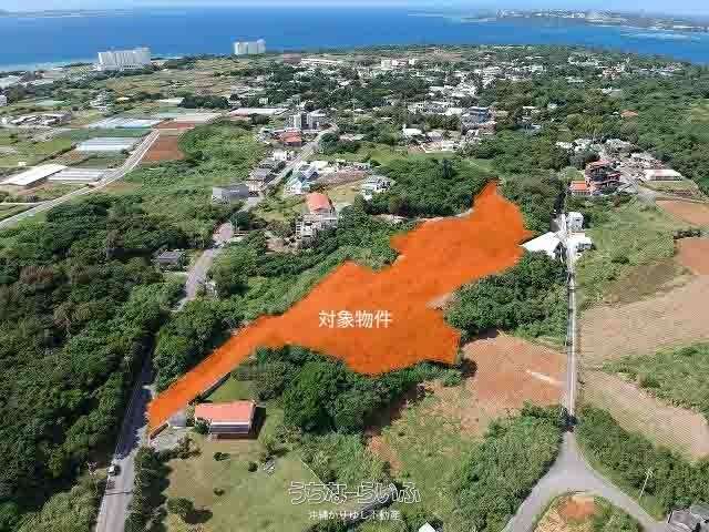 瀬底島の高台オーシャンビュー土地！