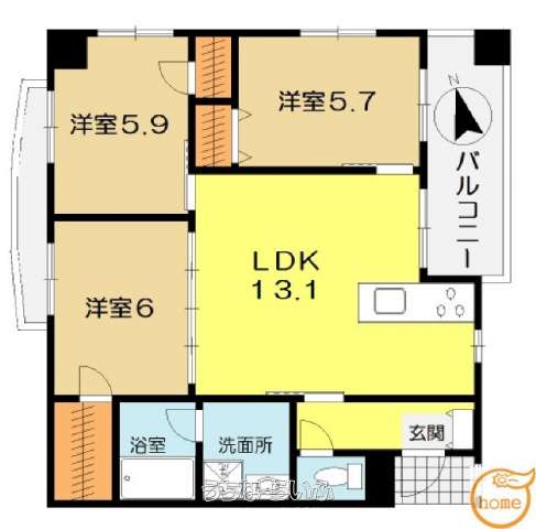 牧志ガーデンイースト 302号