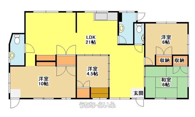 繁多川アパート 1F号