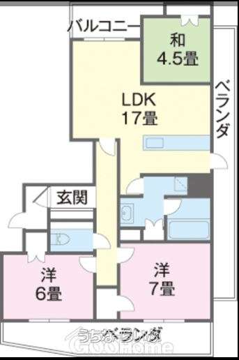 トゥエルブガーデンディア 801号