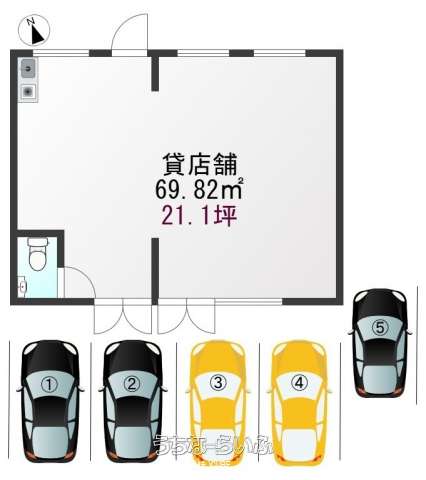 知花様貸店舗事務所 1F号