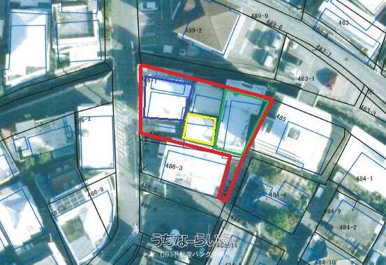 浦添市内間土地建物