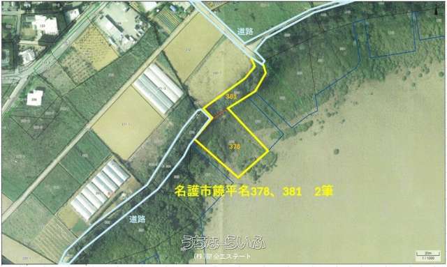 名護市饒平名　海岸（干潟）土地