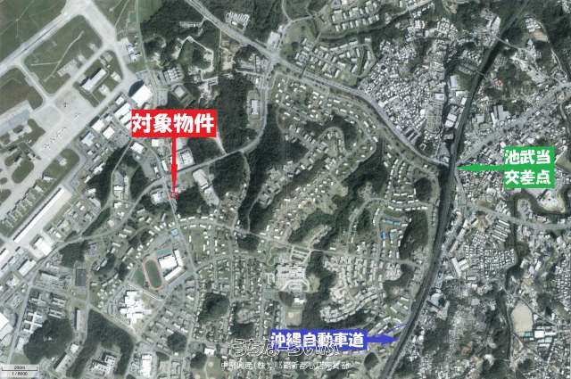 嘉手納飛行場:沖縄市森根