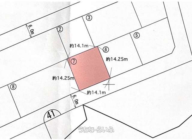 西原町棚原売土地(C号地)