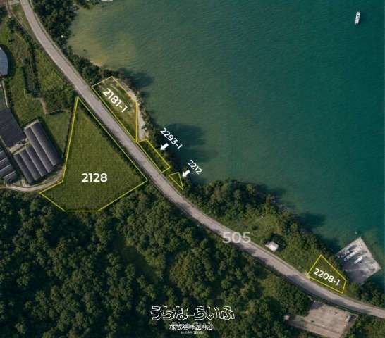 今帰仁村湧川土地＋店舗付