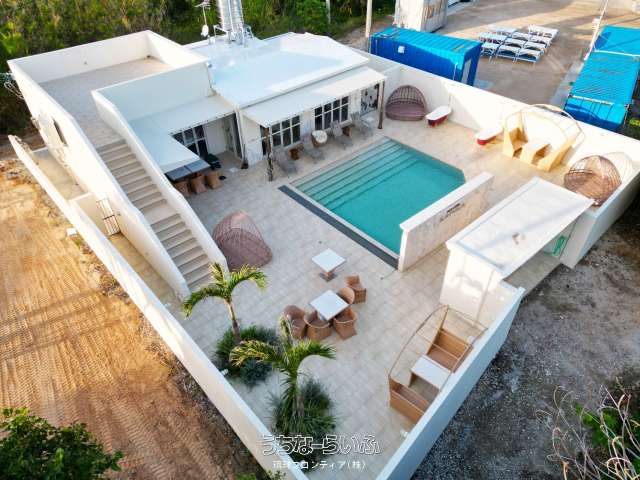 古宇利ビーチ近く店舗併用施設