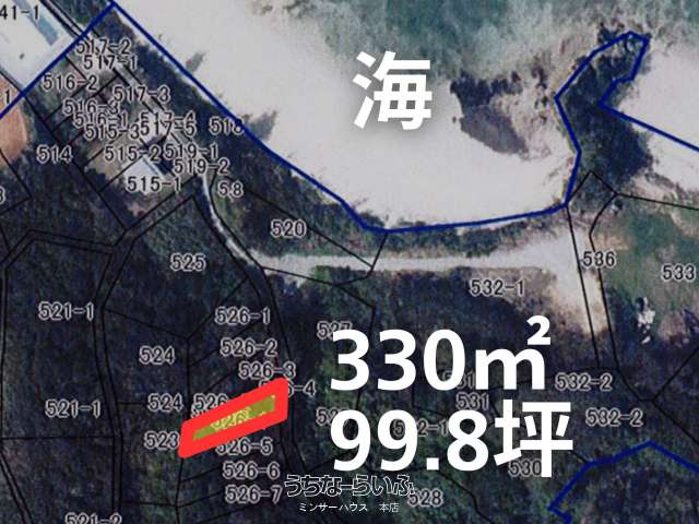 名護市屋我 / 330m² / 99.82坪 / 1,300万円の売買土地 | 沖縄の不動産情報 【うちなーらいふ】 (t-6427 ...