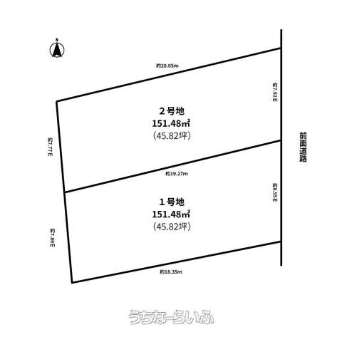 読谷村宇座2区画 1、2号地