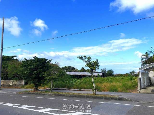 【土地】久貝の高台から海と宮古島を一望できる　約312坪　原野