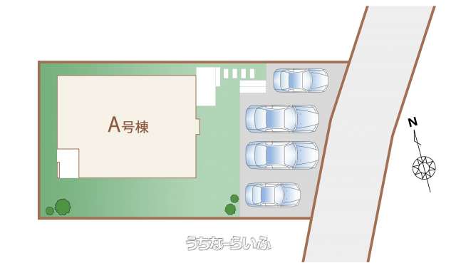 【A号棟】(沖)ハートフルタウン読谷村喜名