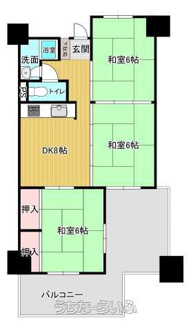 メゾンリベルテ港町 202号