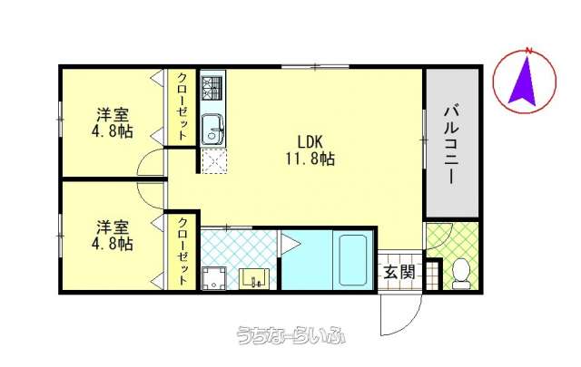 与那原アパート(仮) 101号