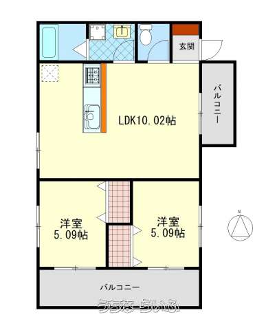 与那原アパート(仮) 102号