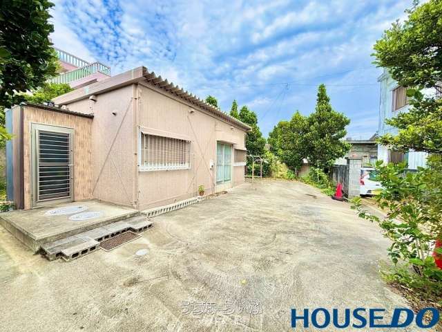 伊計島プレハブ付き　売土地